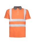 Koszulka odblaskowa POLO REF201 Pomarańczowa