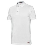 Koszulka polo robocza biała Capri