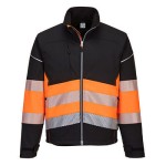 Kurtka ostrzegawcza softshell PW3 pomarańczowa