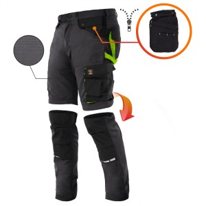 Spodnie wielofunkcyjne ZEUS szare