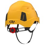 Kask ochronny ATRA 40V żółty z wentylacją
