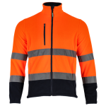 Bluza polarowa odblaskowa pomarańczowa NEON LINE  