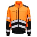 Softshell ostrzegawczy Bomber EV4 pomarańczowy
