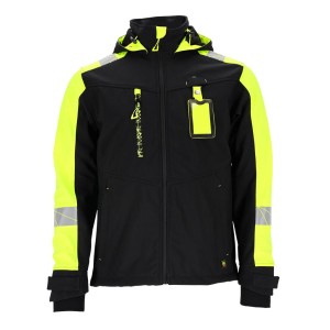 Kurtka odblaskowa softshell RAUT żółta