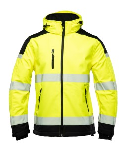 Kurtka odblaskowa softshell BRIXTON FLASH Żółta