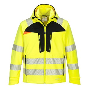 Kurtka odblaskowa softshell DX475 Żółta