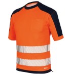 T-shirt odblaskowy pomarańczowy