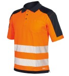 Koszulka polo odblaskowa pomarańczowa