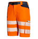 Szorty odblaskowe Hi-Viz Softshell Pomarańczowe