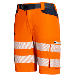 Szorty odblaskowe Hi-Viz Softshell Pomarańczowe