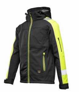Kurtka softshell RIVAL Czarno/Żółta