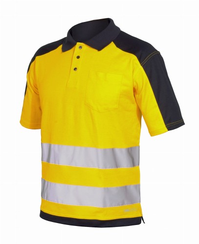 Koszulka polo odblaskowa żółta