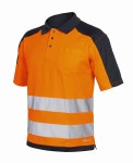 Koszulka polo odblaskowa pomarańczowa