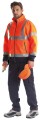 Kurtka odblaskowa SOFTSHELL FLASH pomarańczowa